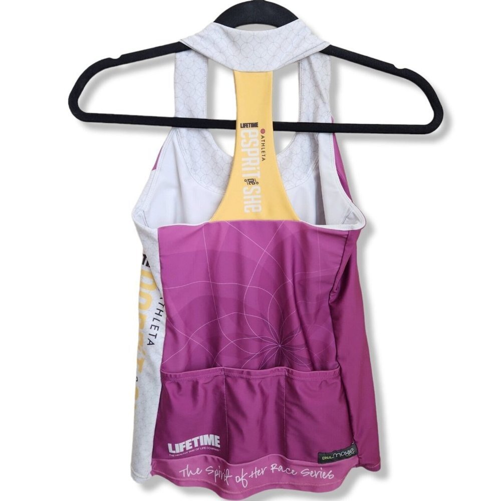 Moxie Athleta Esprit DE SHE Tank Cycling Fitness Race Finisher‎ Sz M